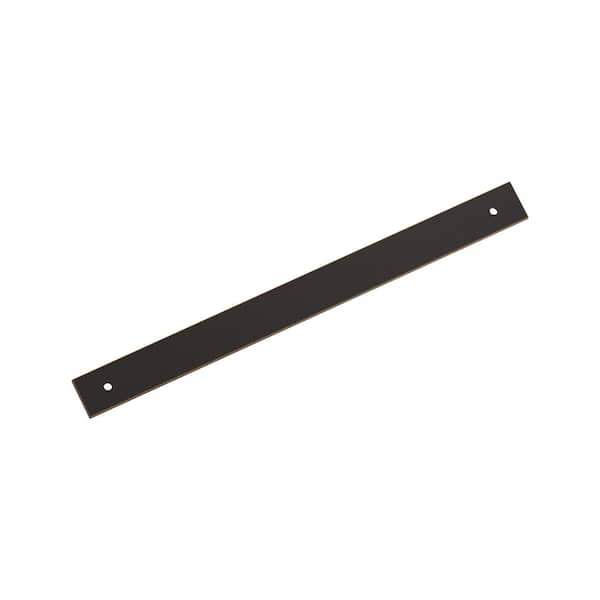 Amerock Ladera 10-1/16 in. Center-to-Center Rectangle Oil-Rubbed Bronze Pull Cabinet Backplate