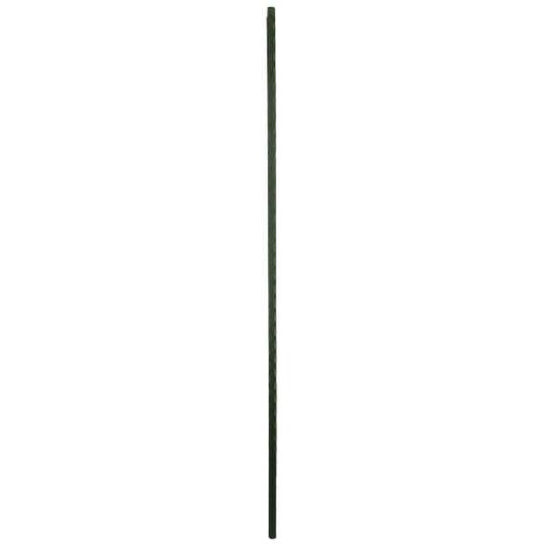 EVERMARK 44 in. x 5/8 in. Black Metal Square Baluster