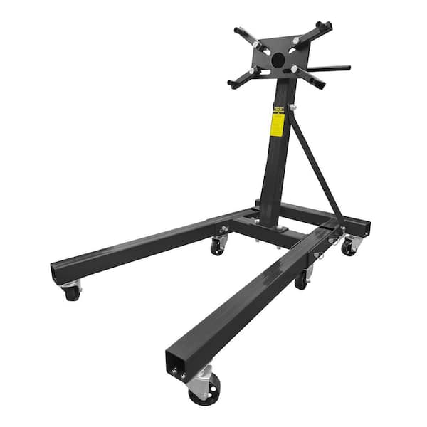 maocao hoom Engine Stand 2000 lbs. Capacity, 360° Rotating Engine Run Stand with 6-Casters, Foldable Frame for Auto Repair