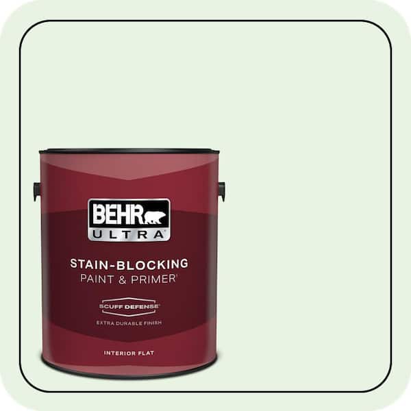 BEHR ULTRA 1 gal. #450C-1 Dinner Mint Extra Durable Flat Interior Paint & Primer