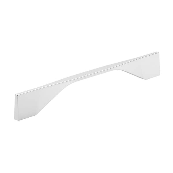 Richelieu Hardware Creston Collection 6-5/16 in. or 7-9/16 in. (160 mm or 192 mm) Modern Chrome Rectangular Cabinet Bar Pull