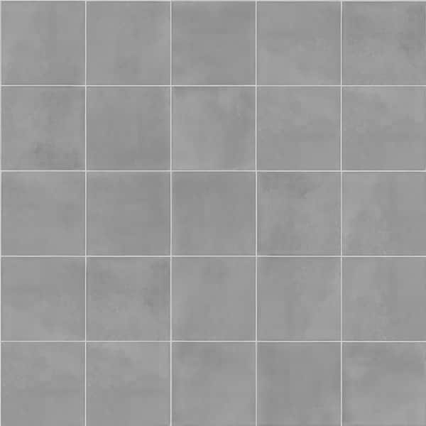 Field Tile Grey 8 in x 8 in Matte Ceramic Wall Tile (4.91 sq. ft. /Case)