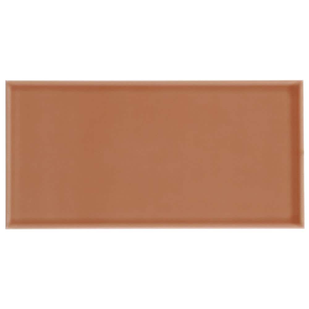 Stacy Garcia Tori Frame Terracotta 3.93 in. x 0.31 in. Matte Ceramic Wall Tile Sample price history on PriceWatchPro