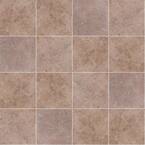 Mediterranean Walnut 16 in. x 16 in. Square Tan Travertine Paver Tile (20 Pieces/35.6 sq. ft./Pallet)