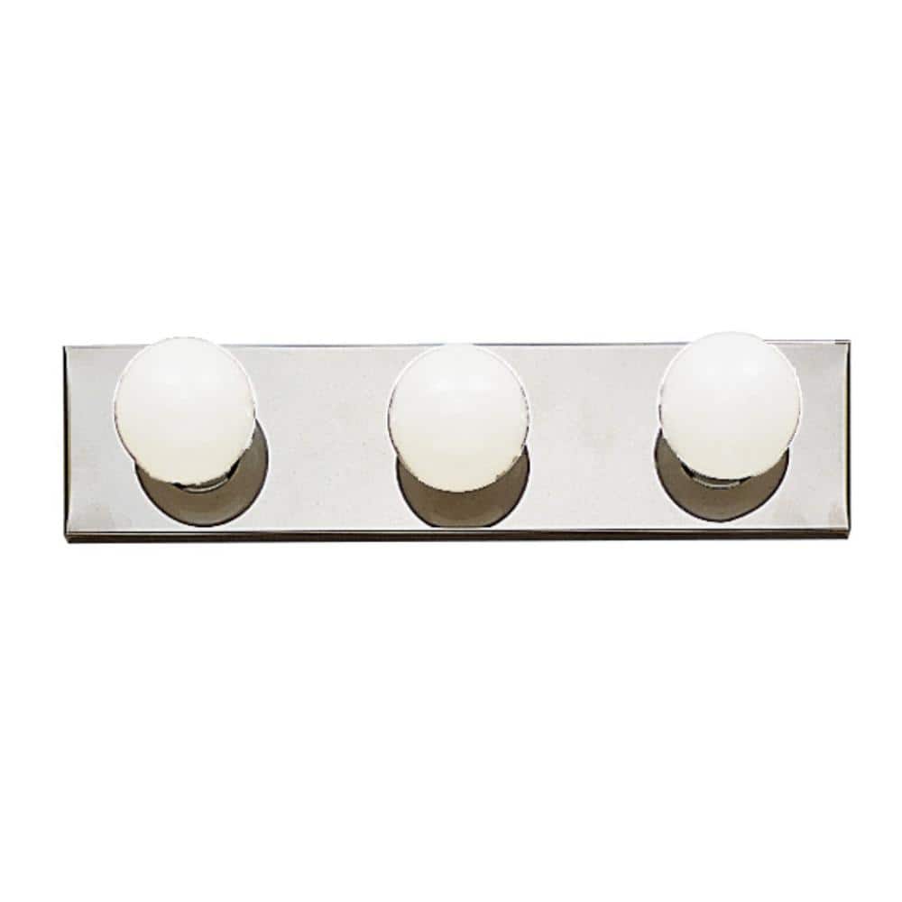 Sleek 18" Chrome Linear Bathroom Vanity Light, Dimmable