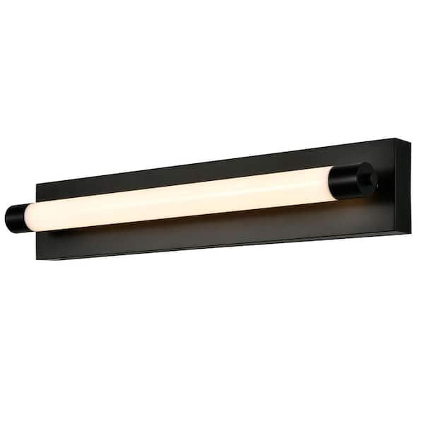 VONN Lighting Procyon 24 in. ETL Certified Integrated LED ADA Compliant Bathroom Lighting Fixture in Black