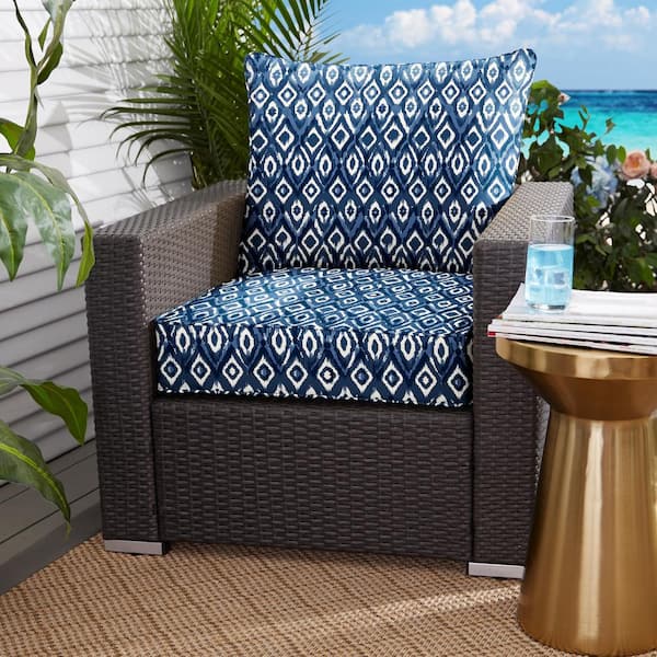 AAAAAcessories Outdoor/Indoor Deep Seat Patio Chair Cushions, Water-Re –  AAAAACESSORIES