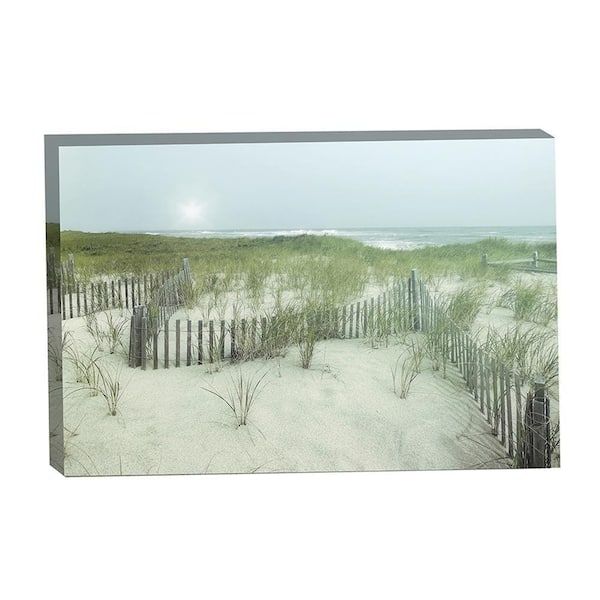 VENICE BEACH Collections Blue Mist at Nauset Beach by Grotto Studios 1-Piece Unframed Graphic Print Abstract Poster Art Print 36 in. x 24 in.