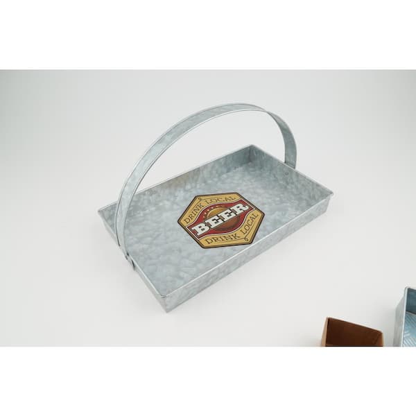 Thirstystone Rectangle Galvanized Iron Serving Tray