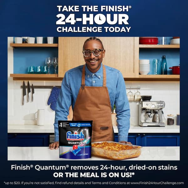 Finish Encourages Consumers to Skip the Rinse with 24-Hour Challenge - If  Finish Doesn't Work, the Meal is on Us*!