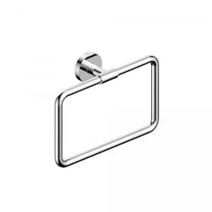 Norm Wall Mount Towel Ring in Polished Chrome