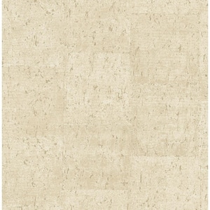 Millau Cream Faux Concrete Paper Strippable Wallpaper (Covers 56.4 sq. ft.)