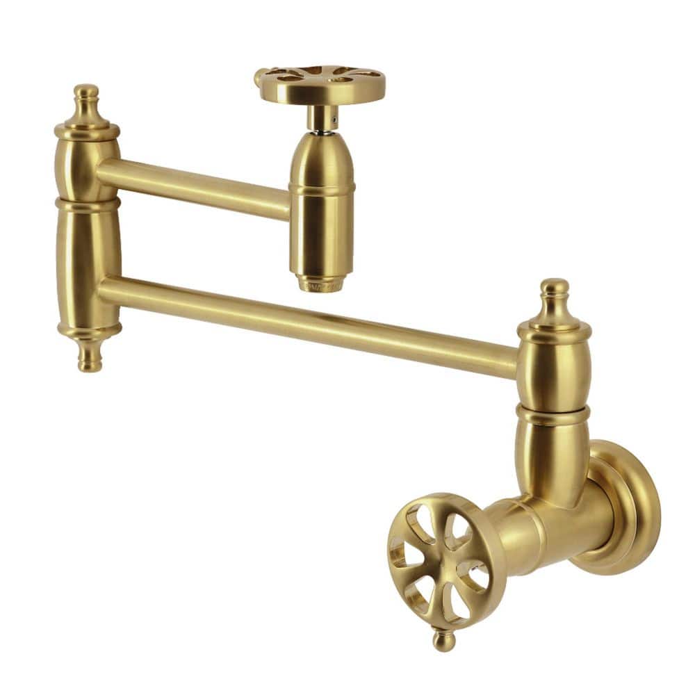 Belknap Wall Mount Pot Filler in Brushed Brass price history on PriceWatchPro