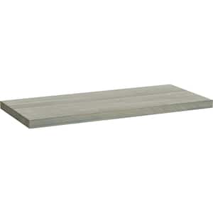 Closet Evolution 24 in. x 14 in. Rustic Grey Wood Shelves (2-Pack) GR4 -  The Home Depot