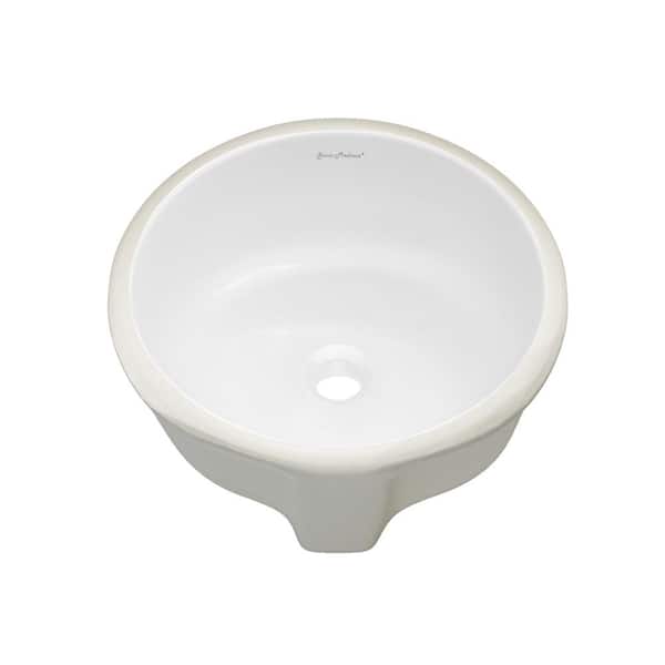 Swiss Madison Monaco 16" Ceramic Undermount Bathroom Sink in Glossy White