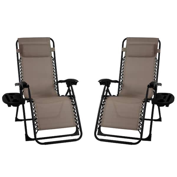 Patio Premier Premier Metal Outdoor Patio Recliner Gravity Chairs (2-Pack)