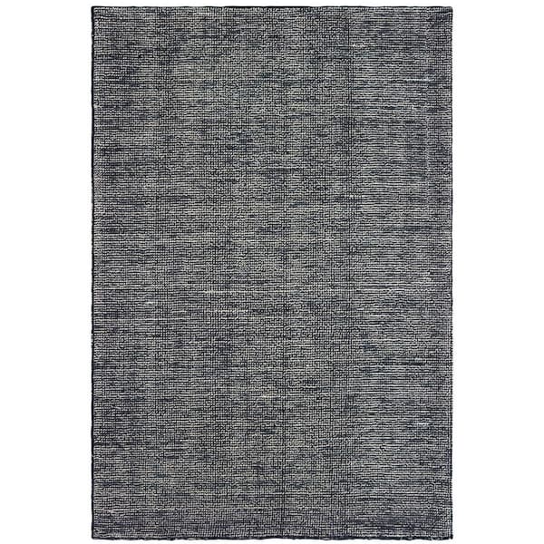 10 X 13 Charcoal, Black Solid Color Washable Area Rug Runner Rug