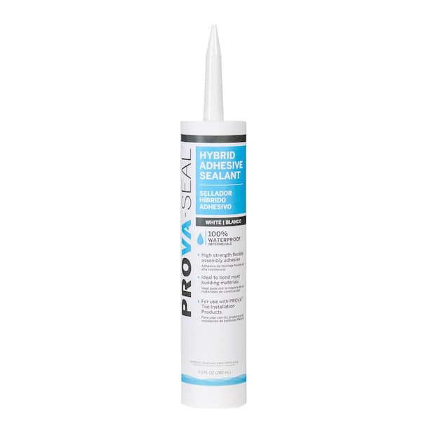 9.5 oz. White Prova-Seal Siliconized Sealant-US