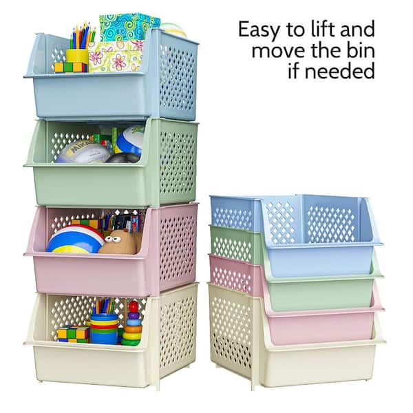 Plastic Pantry Organization And Storage Bins With Removable - Temu