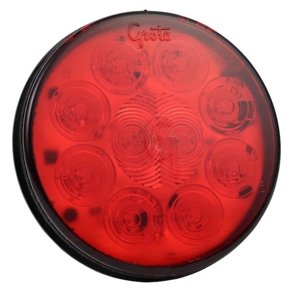 Grote SuperNova 4 in. 10-Diode Pattern LED Stop Tail Turn Light - Grommet Mount, Male Pin