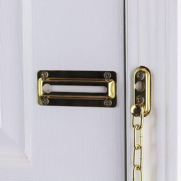 1.25 x 3.5 in. Brass Guard Door Chain 