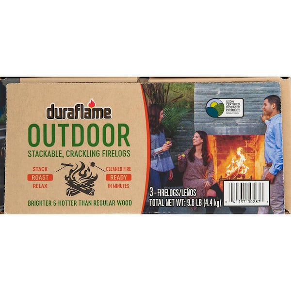 Duraflame 3.2 lbs. Outdoor Firelogs (6-Pack) 06287 - The Home Depot