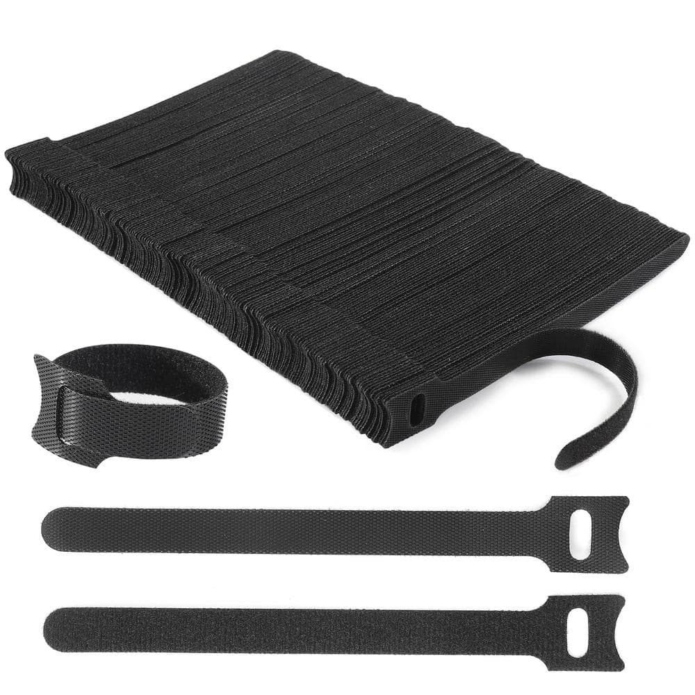 6 in. Reusable Cable Straps Cord Wrap and Hook Loop Cords Management, 210-P