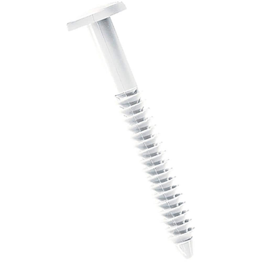 3 in. White Lifetime Vinyl Shutter-Lok's Fastener price history on PriceWatchPro