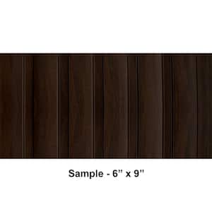 Take Home Sample - Large Slats 1/2 in. x 0.5 ft. x 0.75 ft. Wenge Glue-up Foam Wood Slat Wall(1 Piece/0.375 sqft)