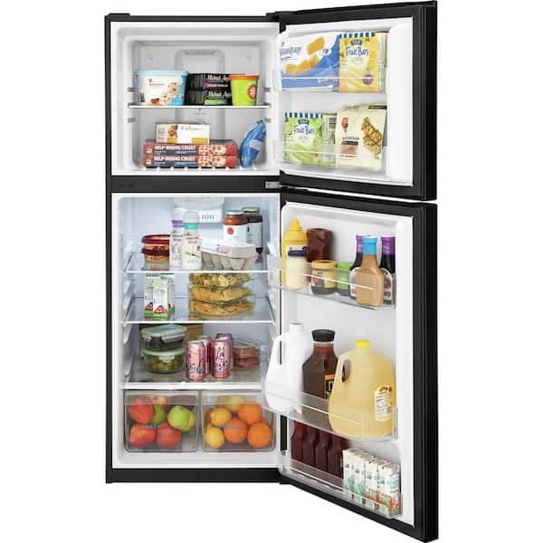 12 cu. ft. Garage Ready Top Freezer Refrigerator in Black, ENERGY STAR