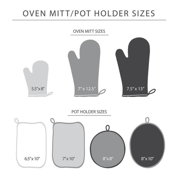 Pot Holder & Oven Mitt (2 piece set), Blank Products