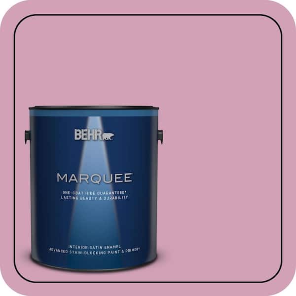 BEHR MARQUEE 1 gal. #M130-4 Raspberry Smoothie Satin Enamel Interior Paint & Primer