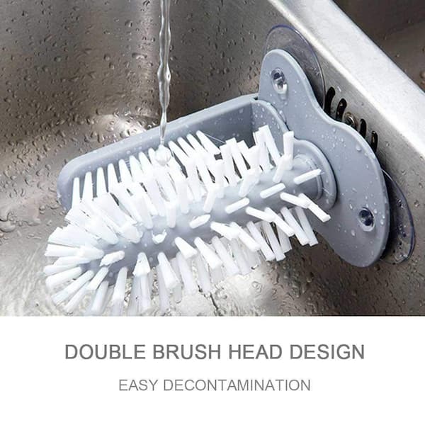 Baby Bottle Cleaning Brush 3-In-1 Long Handle Detachable Bottle Silicone  Brush