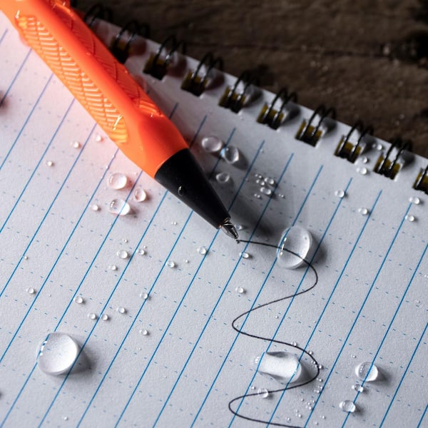 Rite In The Rain All-Weather Clicker Pen | Red Ink, Writes On Wet Paper & In Extreme Temperatures