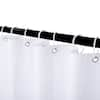 RAY STAR Raystar PEVA 70 in. x 72 in White Waterproof Shower Curtain Liner  Shower Liner with 3 Magnetic Weights and 12 Hooks RYL020430028458-1 - The  Home Depot