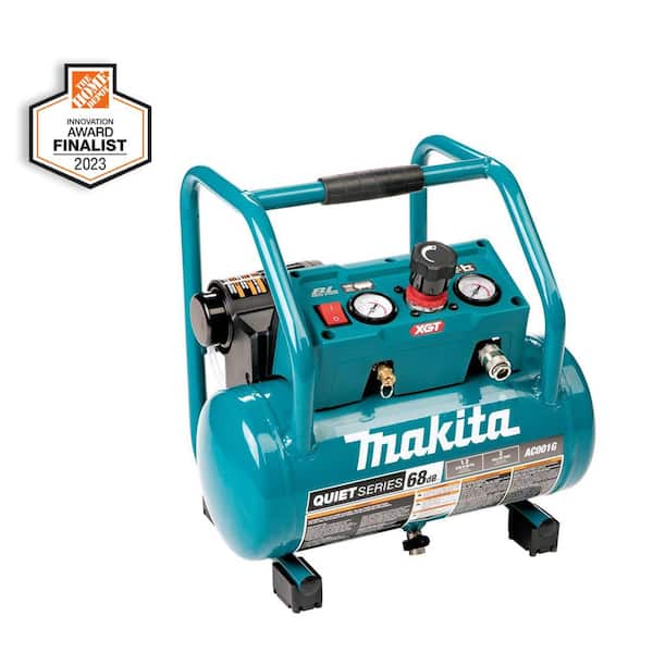 Makita 40V max XGT Brushless Cordless 2 Gallon 135 PSI Quiet Series Air Compressor, Rechargeable Battery, Tool Only