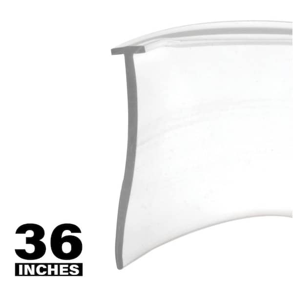 Prime-Line Shower Door Bottom Sweep, 36 in. x 1 in. Strip, Vinyl 