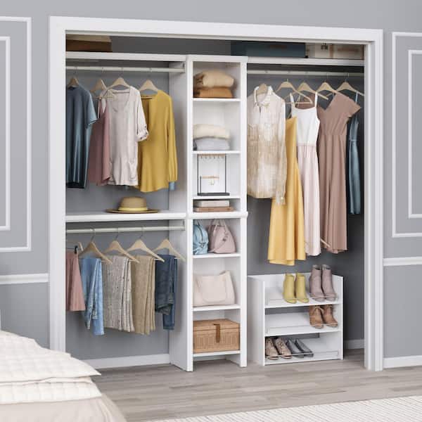 ClosetMaid Impressions 48.97-112.97 in. W White Adjustable 14