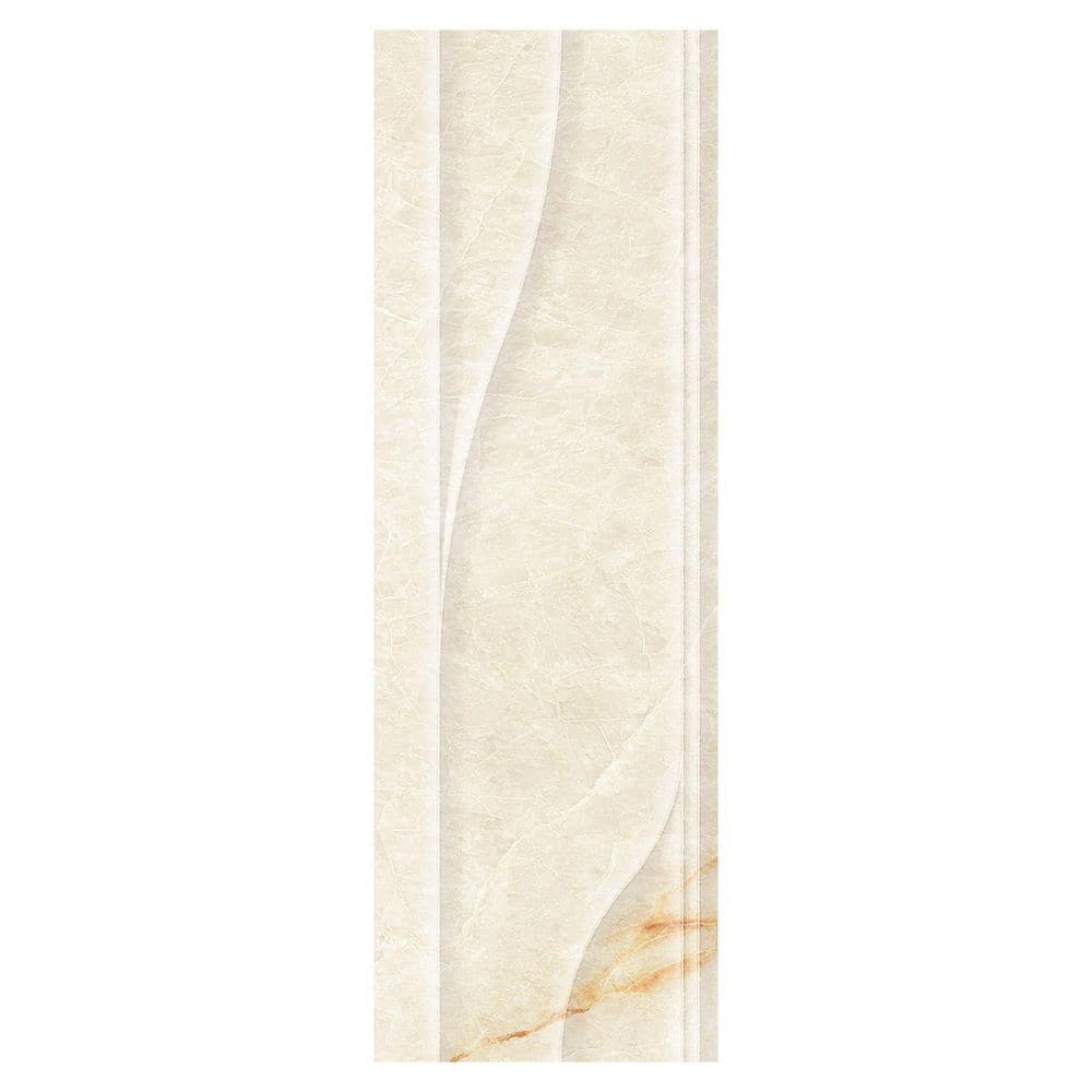 Spanish Solario Deco Gold 4 in. x 12 in. Matte 3D Textured Marble Look Porcelain Wall Tile Sample price history on PriceWatchPro