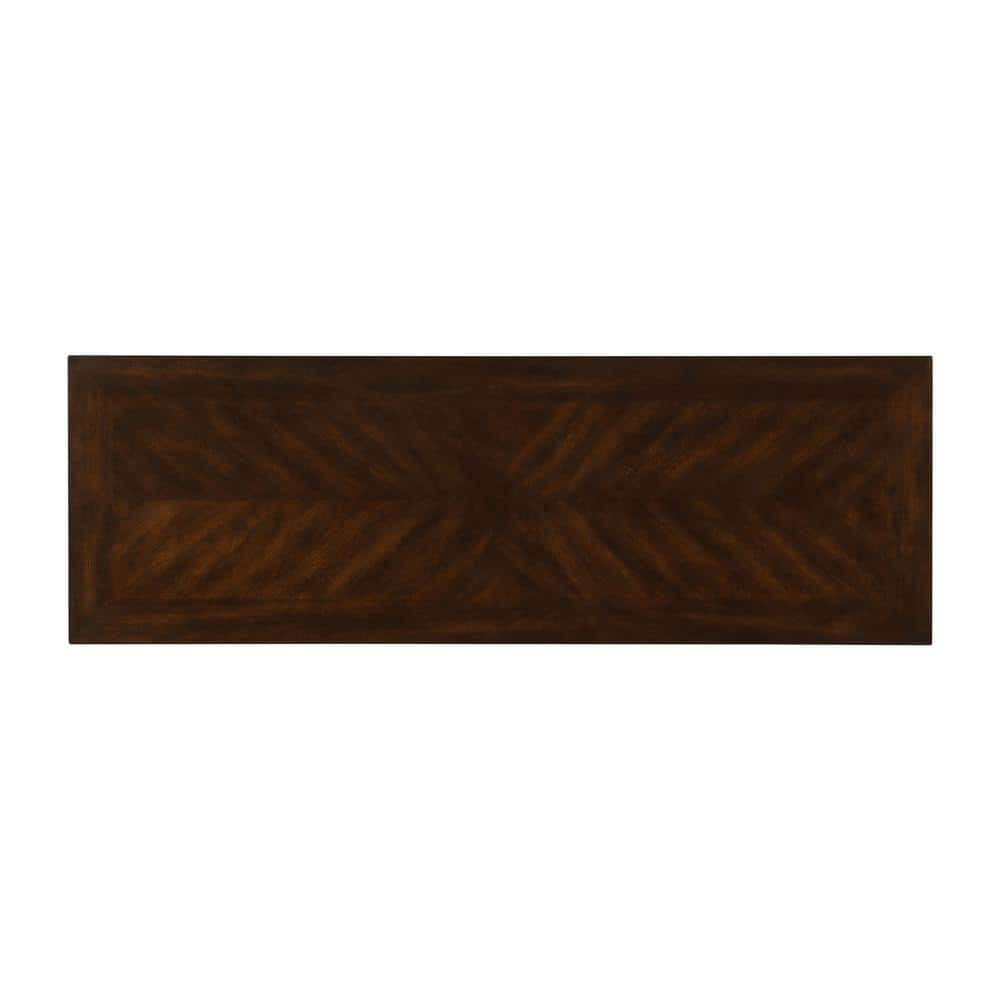 Walnut & Cherry Transitional Multipurpose Bar Table Set with USB Ports
