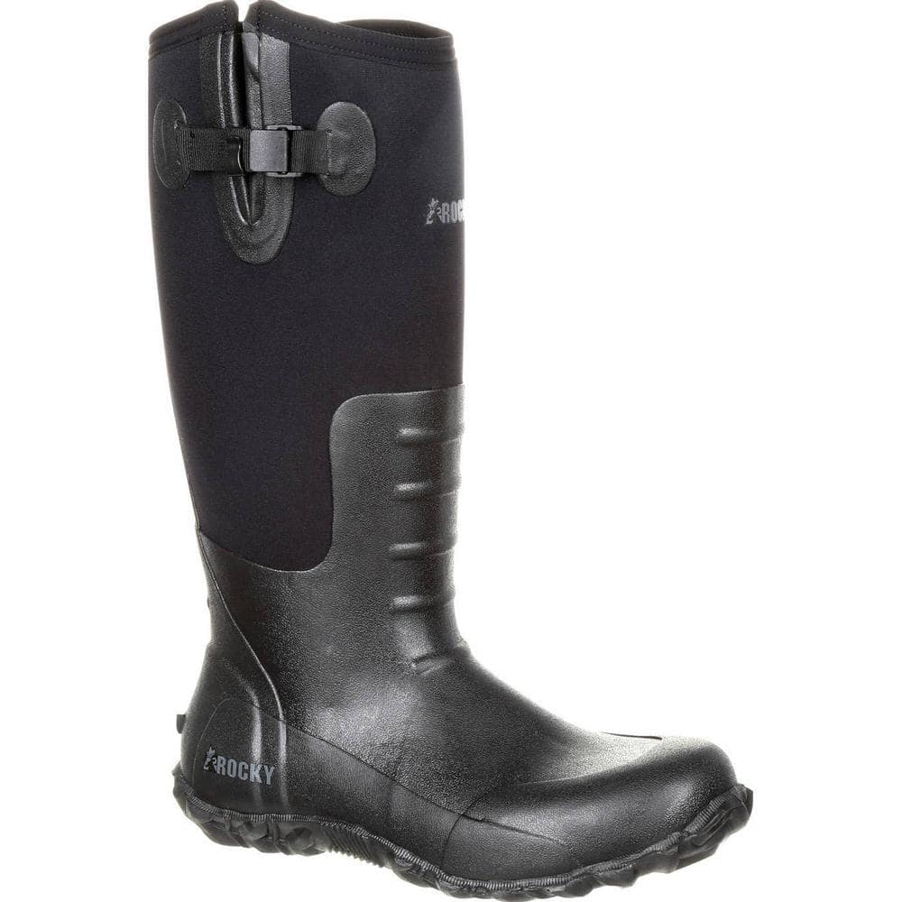 ROCKY Men's Core Soft Toe Waterproof Neoprene Outdoor Rubber Boot