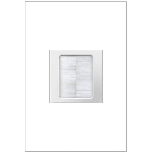 Legrand adorne 1-Gang Brush Plate Wall Plate, White (1-Pack)