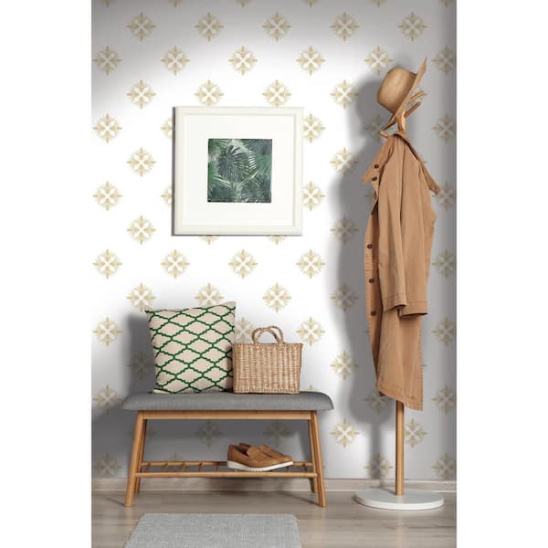 RoomMates Honey Bee Gold Vinyl Peel & Stick Repositionable Wallpaper Roll  (Covers  Sq. Ft.) RMK11474WP - The Home Depot