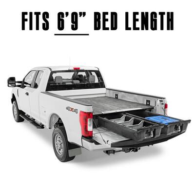 6 ft. 9 in. Bed Length Pick Up Truck Storage System for Ford Super Duty Aluminum (2017-Current)