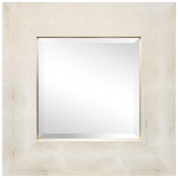 Empire Art Direct Medium Square Gold Hooks Modern Mirror (30 in. H x 30 in. W)