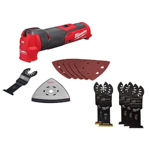 M12 FUEL 12V Lithium-Ion Cordless Oscillating Multi-Tool (Tool-Only) with 1-3/8 in. Oscillating Blade Set (5-Piece)