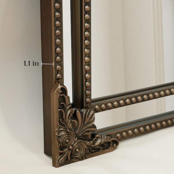 vintage ミラー KeonJinn 20 in. H x 30 in. W Framed Rectangular Vintage Mirror