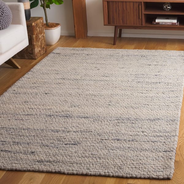Marbella 6 ft. x 9 ft. Gray Faded Solid Area Rug