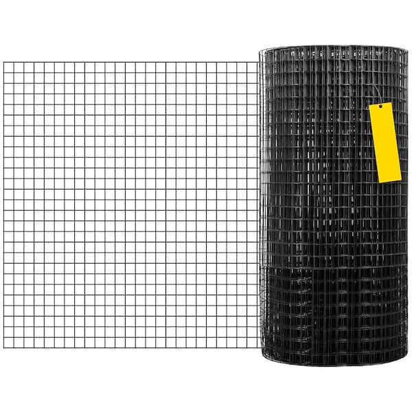 Hardware Cloth 1 in. Mesh 36 in. x 50 ft. Galvanized Steel Vinyl Coated 16 gal. Chicken Wire for Garden Fencing