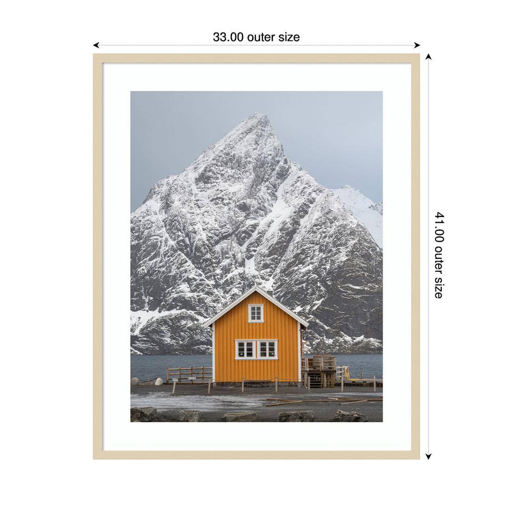 Justine Milton Svelte Natural Framed Photography Print 33" x 41"